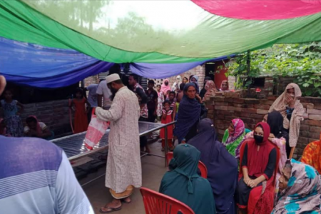 জীবননগরে পাখিভ্যান থেকে ছিটকে পড়ে নয় মাসের শিশুর মৃত্যু 